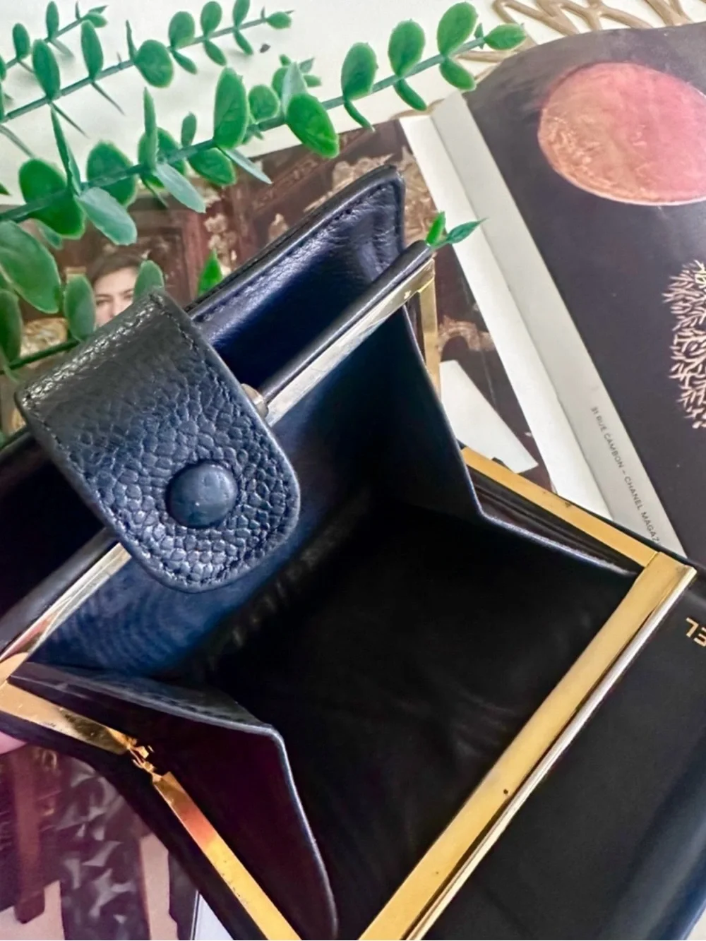Chanel Caviar Mini Wallet with Chain Belt
